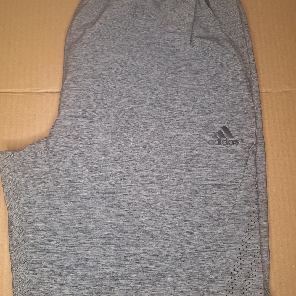Adidas Heather Gray Performance Shorts
